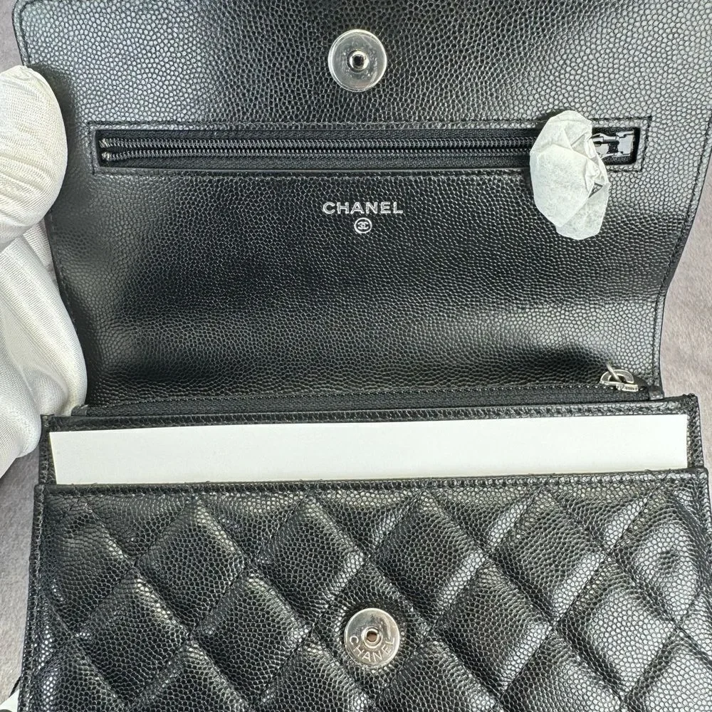 Chanel NEW Caviar My Everything Wallet on a Chain